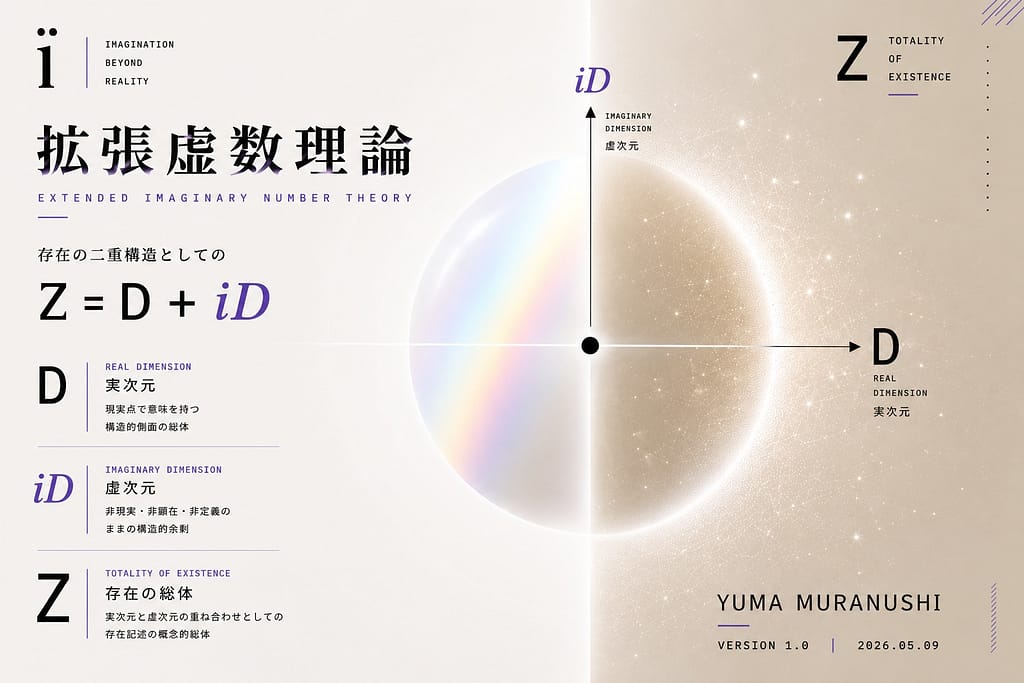 村主第一論文『拡張虚数理論』が遂に公開されました！