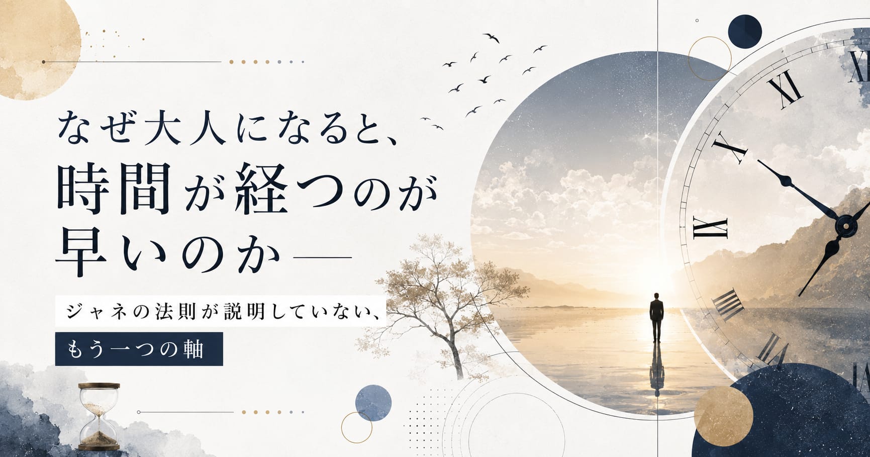 なぜ大人になると、時間が経つのが早いのか── ジャネの法則が説明していない、もう一つの軸