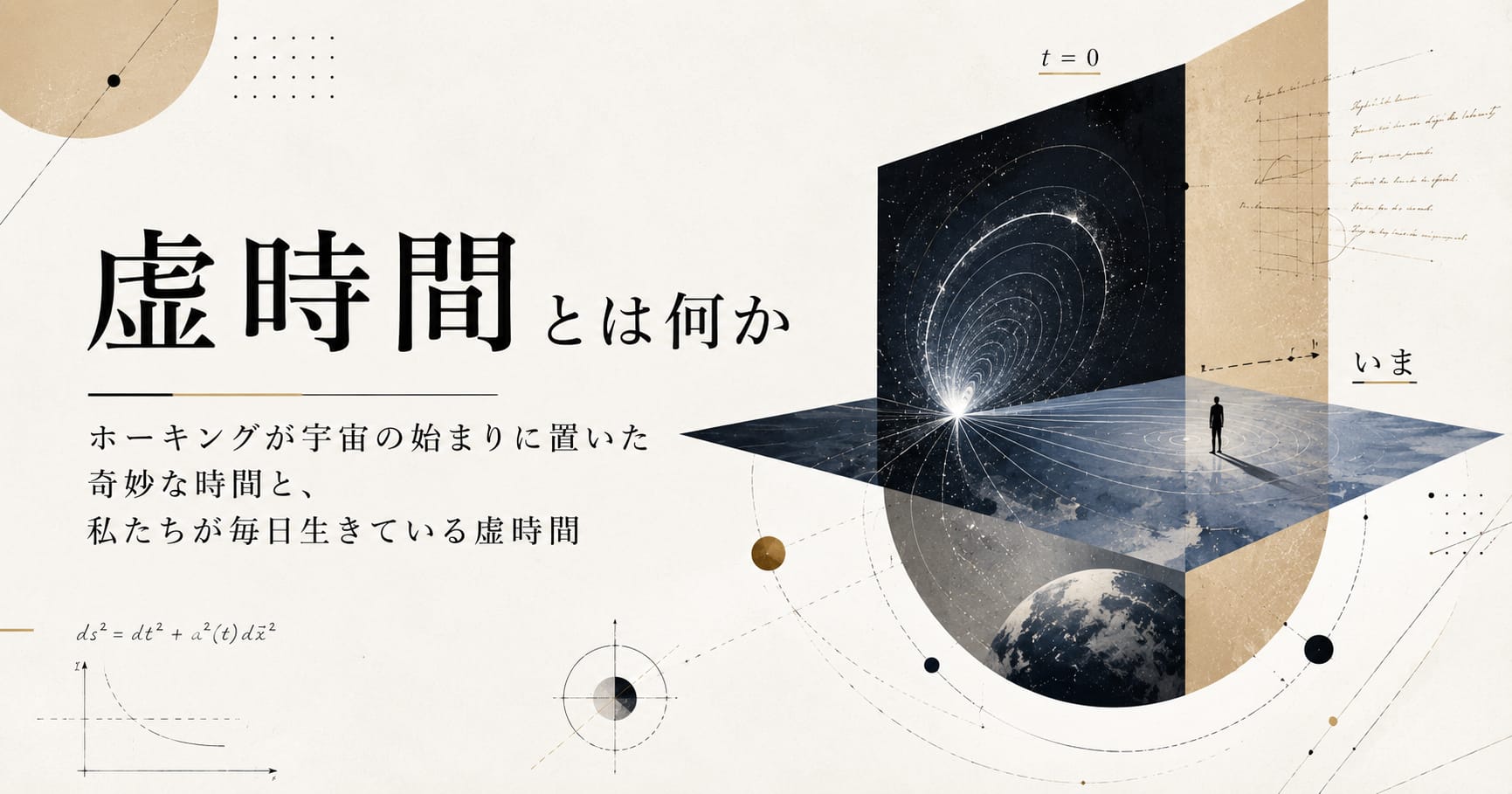 虚時間とは何か── ホーキングが宇宙の始まりに置いた奇妙な時間と、私たちが毎日生きている虚時間