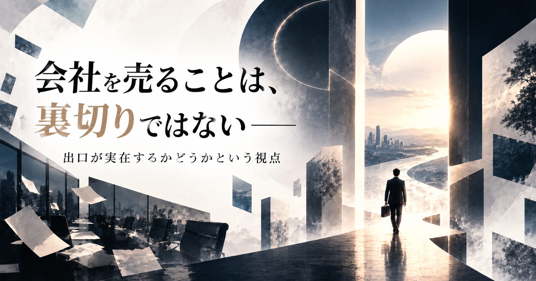 会社を売ることは、裏切りではない──出口が実在するかどうかという視点